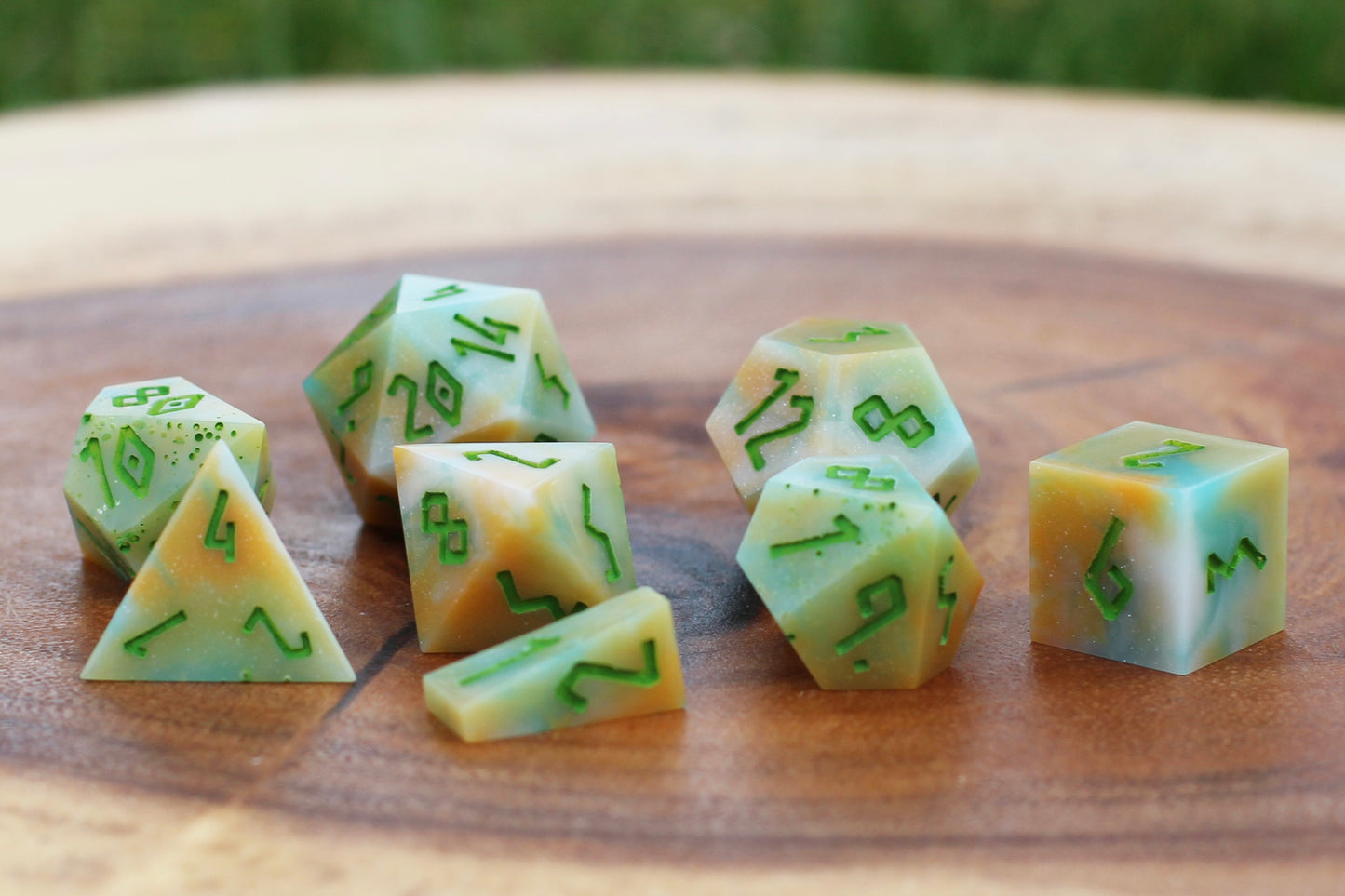 “Bile Troll” RPG Dice Set