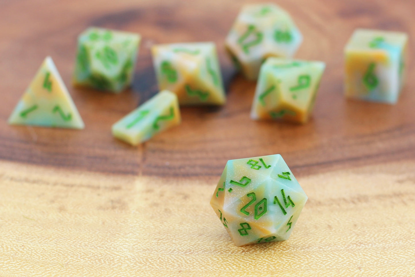 “Bile Troll” RPG Dice Set