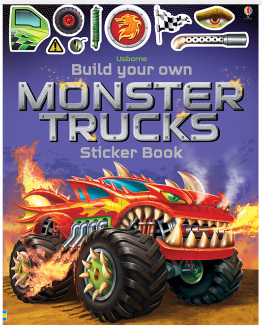 Build Your Own: Monster Trucks Sticker Books