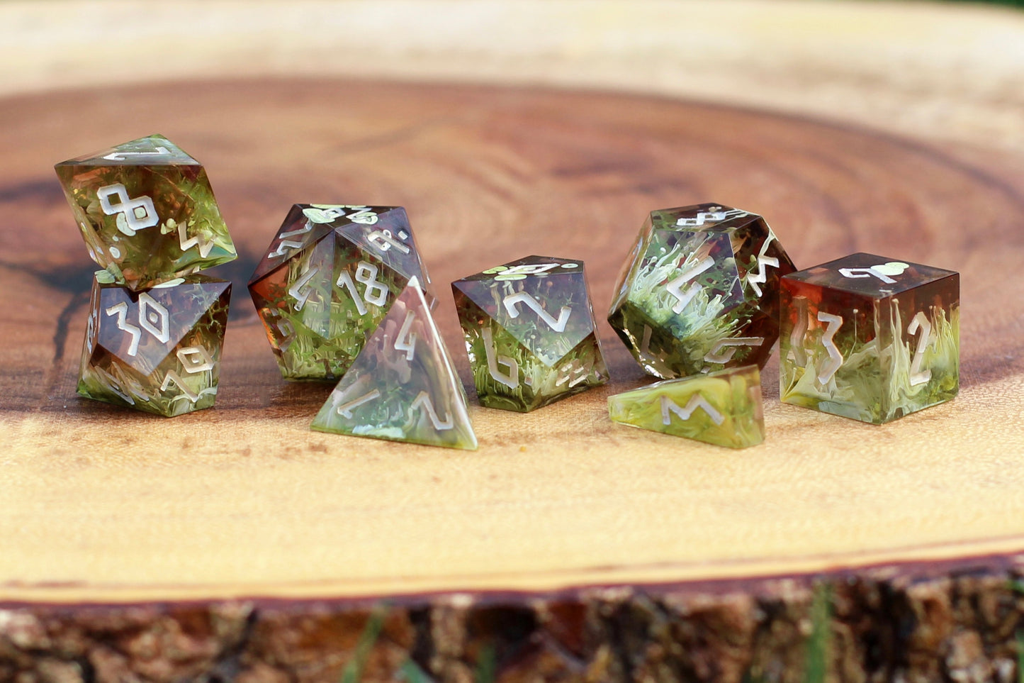 “Swamp Thing” RPG Dice Set