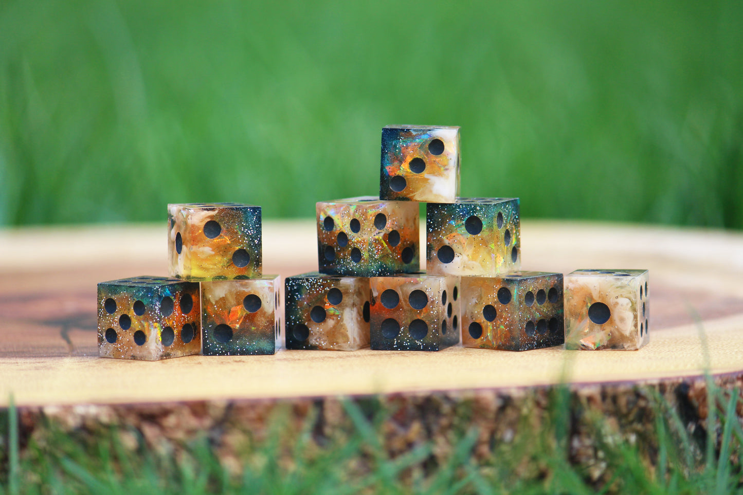 “Astral Sea” 10 Standard d6 Set